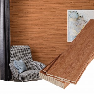 Concord 3D Interior Accent Wall Panels (MDF Slat Planks) - Teak Wood COS-031 (Pack of 9)