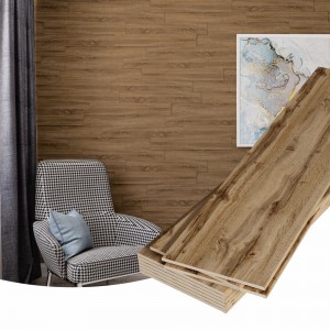 Concord 3D Interior Accent Wall Panels (MDF Slat Planks) - Old Walnut COS-035 (Pack of 9)