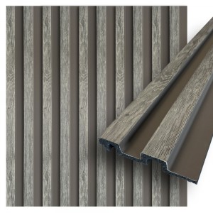Concord 3D Wall Panels | Otto Classic Grey 2 Tone Faux Wood Paneling for Walls | CO100-17