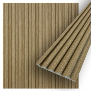 Concord 3D Wall Panels | Vita Natural Oak Faux Wood Wall Planks | Waterproof Slat Panel | CO600-115