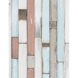 Faux Painted Wood Planks Peel and Stick Wallpaper, DC119081
