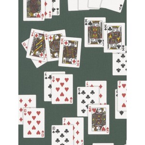 2981-26 Decora Natur 5 Wallpaper, Decor: Rummy Cards