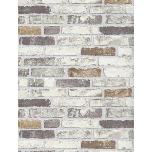6703-11 Brix Wallpaper Beige Brick 